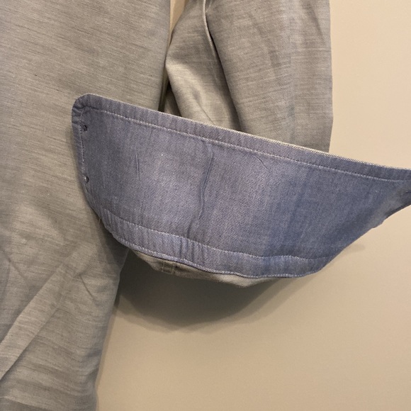 Charles Tyrwhitt grey melange button down - Picture 3 of 3